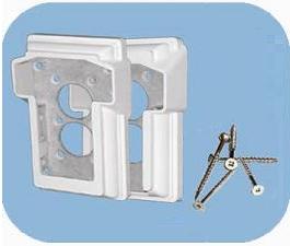 Trustin Aluminum Stair Mounting Brkt. w/Screws Up and Down 2 pk
