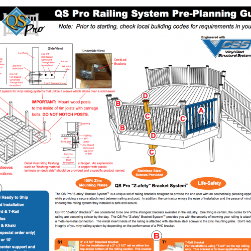 Railing Pre-Planning Guide