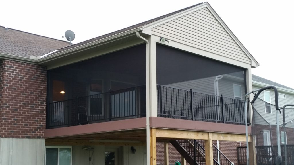 8' ScreenEZE Porch Screening System • Your Railing