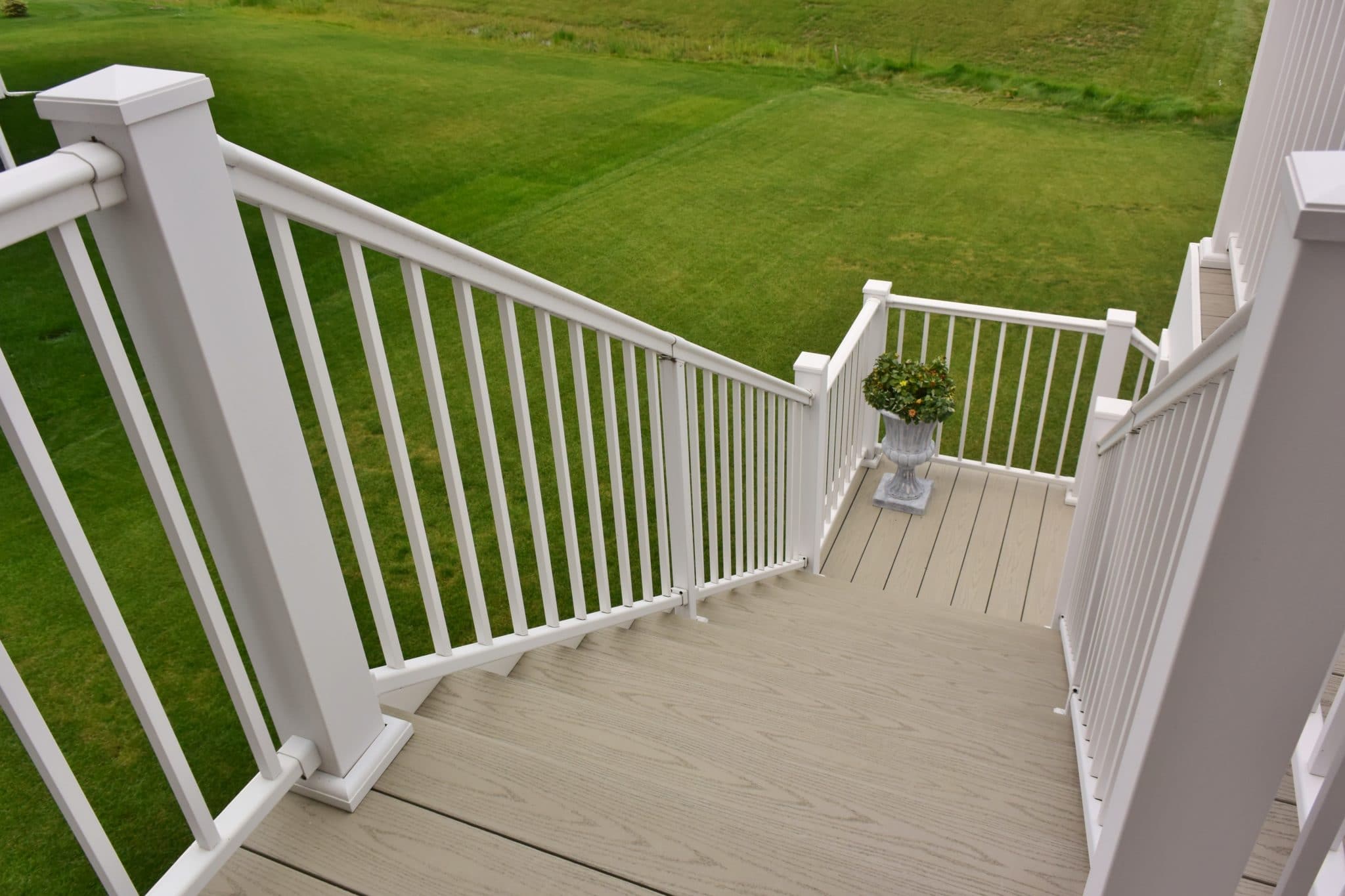 stair railing dining room