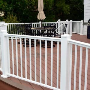 AFCO Rail Series 100 outdoor patio railing with balusters