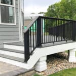 AFCO Railing Series 200 in black textured