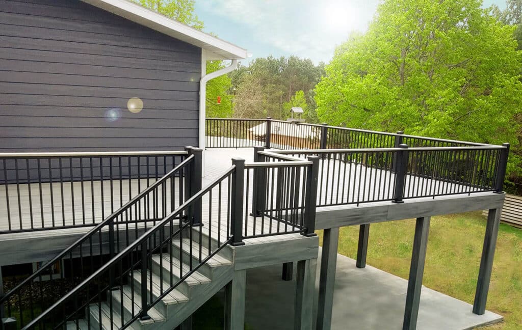 AFCO 200 Series Level Flat Top Rail System • Your Railing