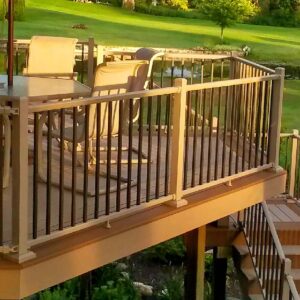 utra max railing deck and stairs